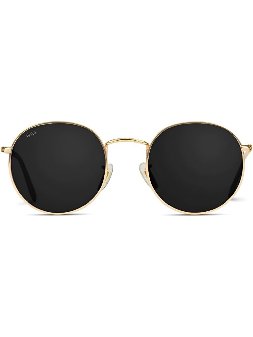 Reflective Lens Round Trendy Sunglasses